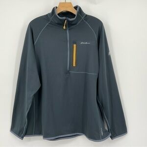 Eddie Bauer Women’s Activator Grid Fleece 1/2 Zip Pullover Size 2X D46